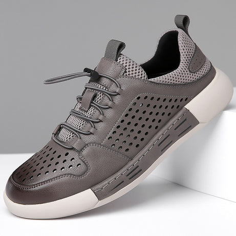 Men's Leather Breathable Trendy Casual Shoes