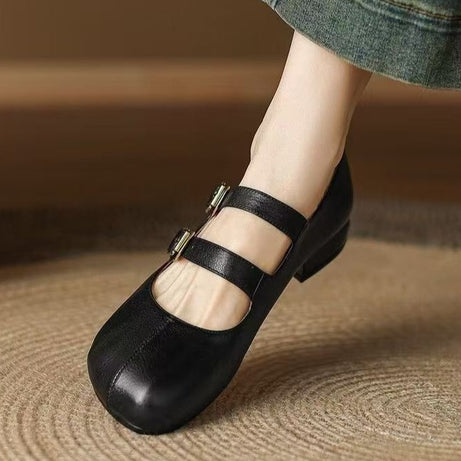 Women's Mary Jane PU Leather Shoes