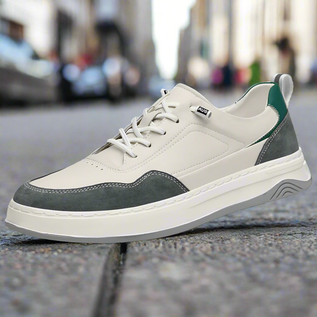 Men's Leather Trendy Lightweight Casual Shoes