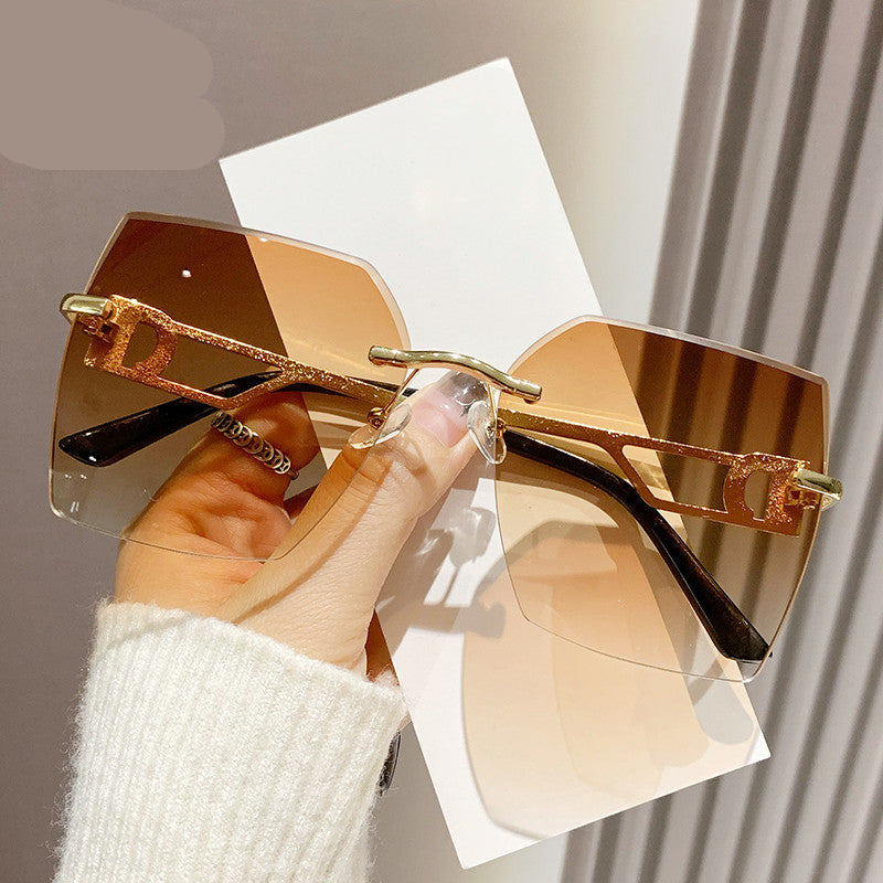 Women's Thin Sunshade Versatile Anti-UV Sunglasses