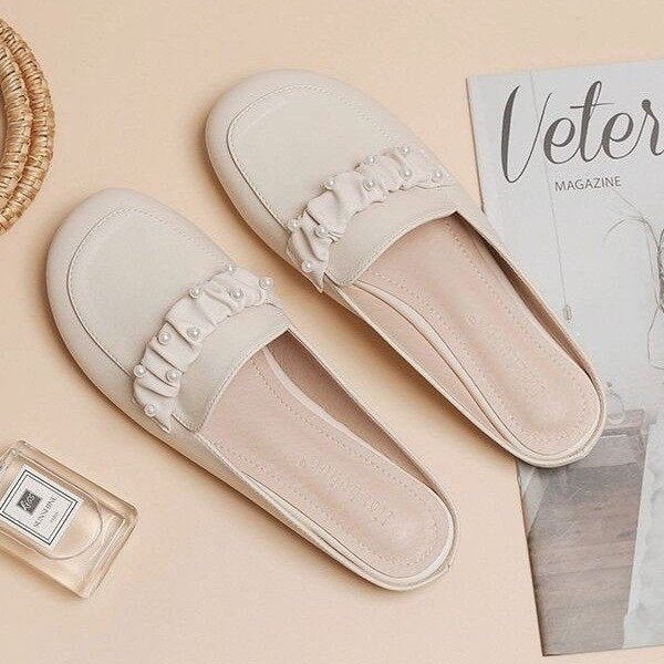 Women's Summer Flat Bottom Half  Shoes