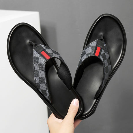 Men's Leather Lightweight Slippers (In Stock)