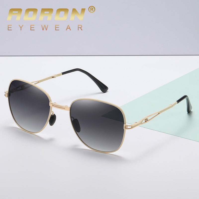 Men's Folding Color-changing Sunglasses