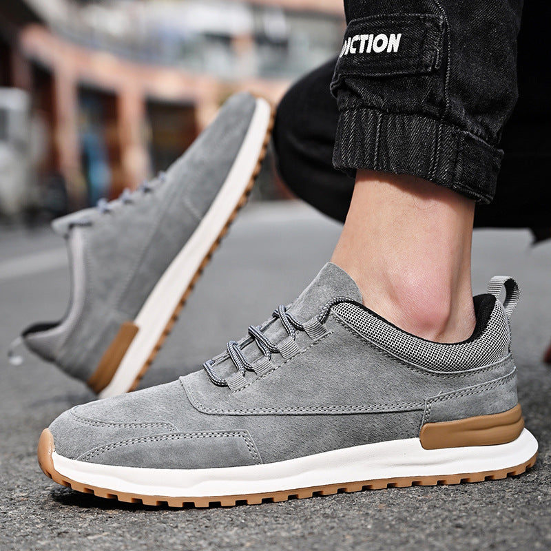 Men's Leather High-End Trendy Casual Shoes