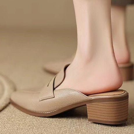 Women's Medium Heel Slippers