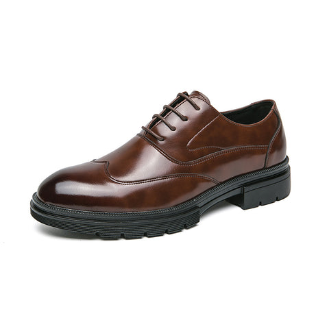Men's Lace-up British Style Wedding Shoes