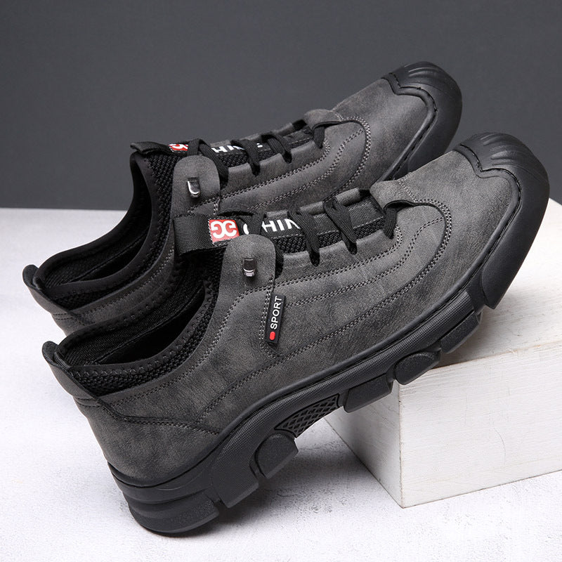 Men's Leather Versatile Casual Shoes