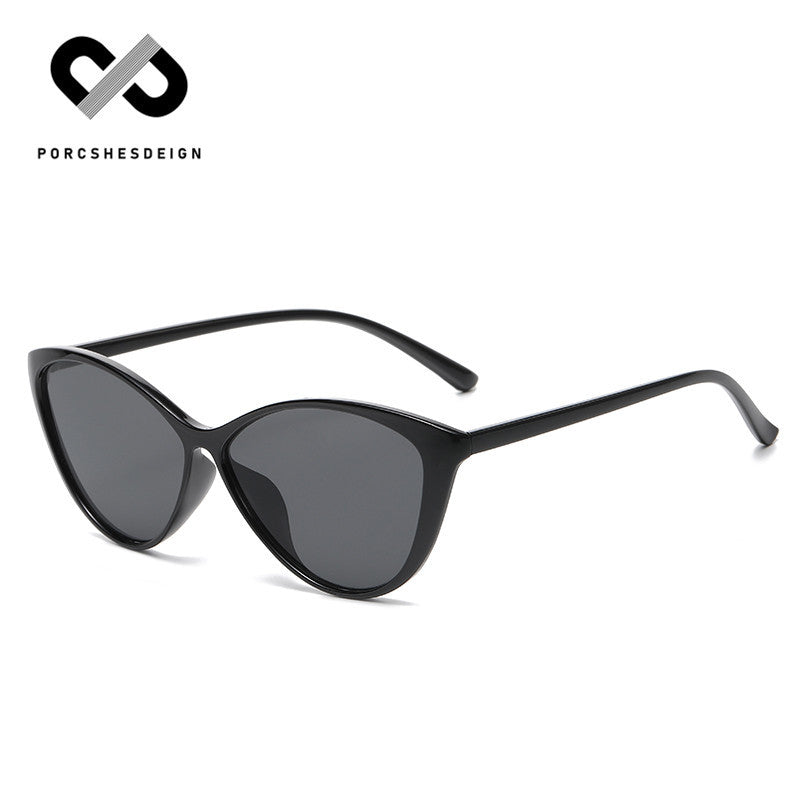 Women's Large Frame Cat Eye Retro Sunglasses