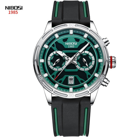 Men's Butterfly Double Snap Buckle   Watch