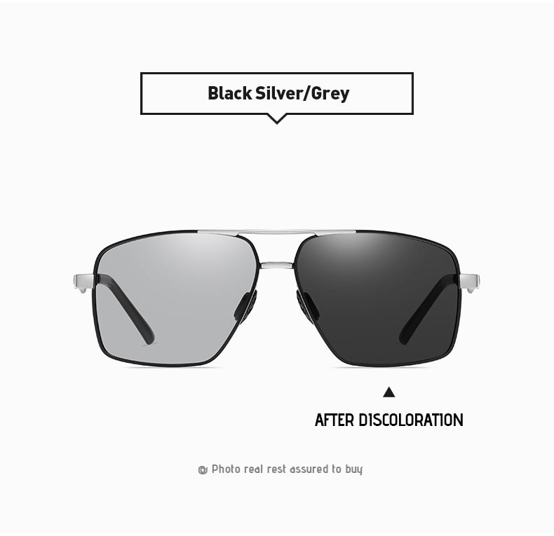 Men's Color-changing Night Vision Driving Sunglasses