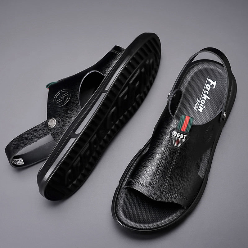 Men's Leather Summer Casual Trendy Sandals (In Stock)