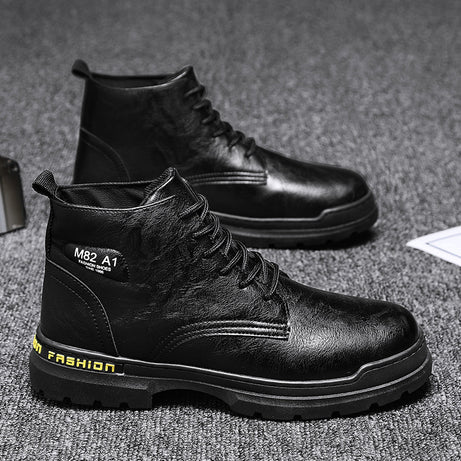 Men's Outer Wear Casual Lace-up Martin Boots