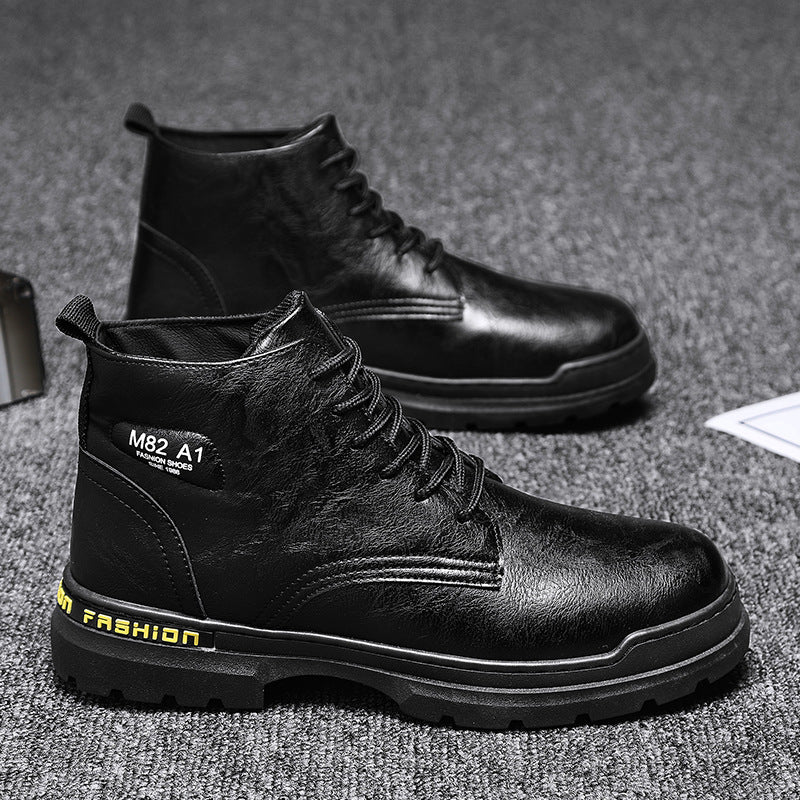Men's Outer Wear Casual Lace-up Martin Boots