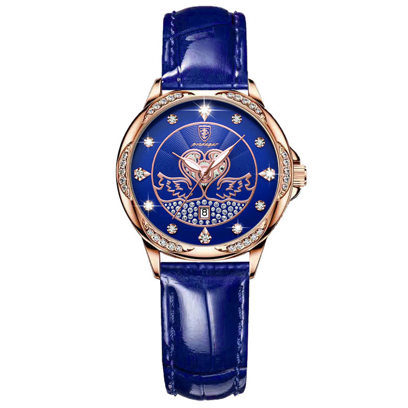 Women's Waterproof Luminous Calendar Quartz Watch