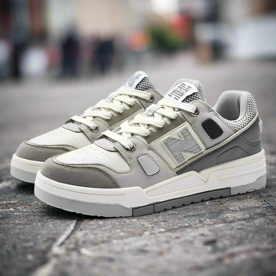 Men's Super Fiber Leather Casual Sneakers