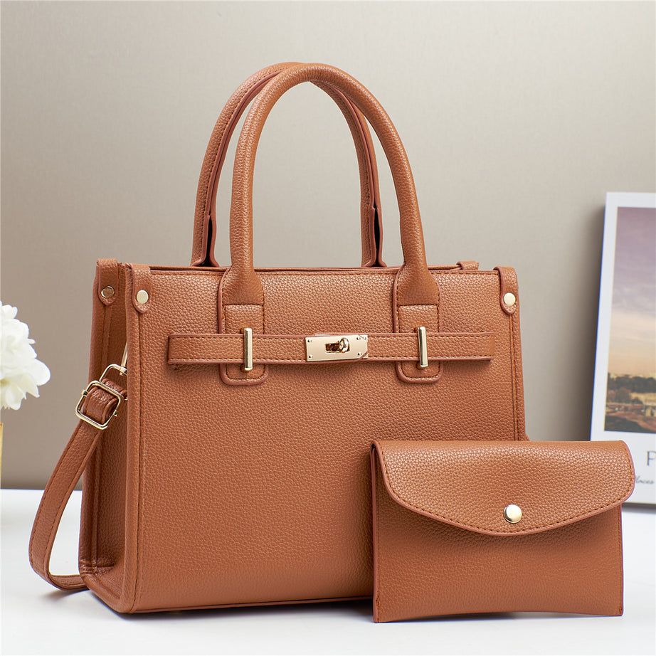 Women's Large Capacity Soft Leather Shoulder Bag