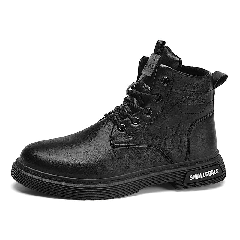 Men's High-Top Martin Boots Leather Shoes