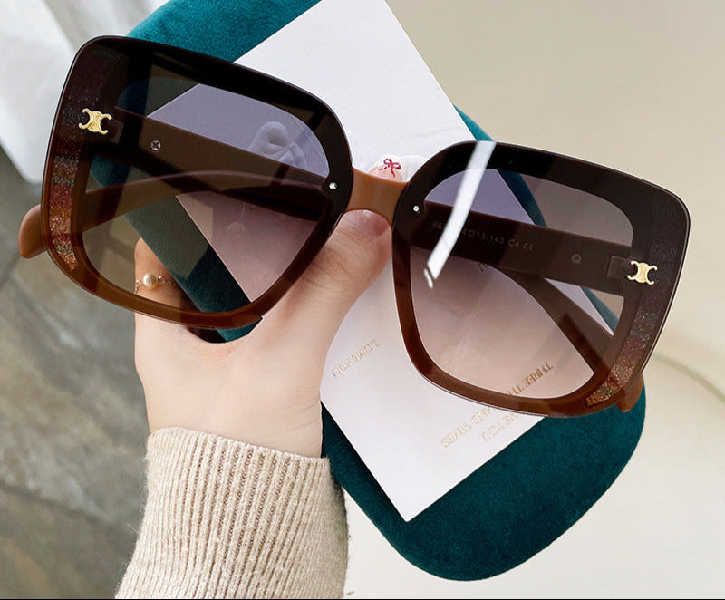 Women's Large Frame UV-proof Sunglasses