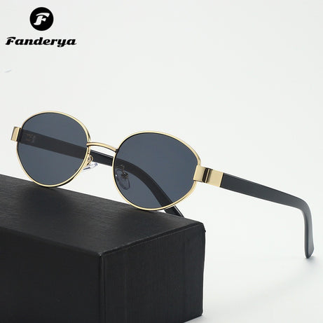 Women's UV-Protract Trendy Metal Sunglasses