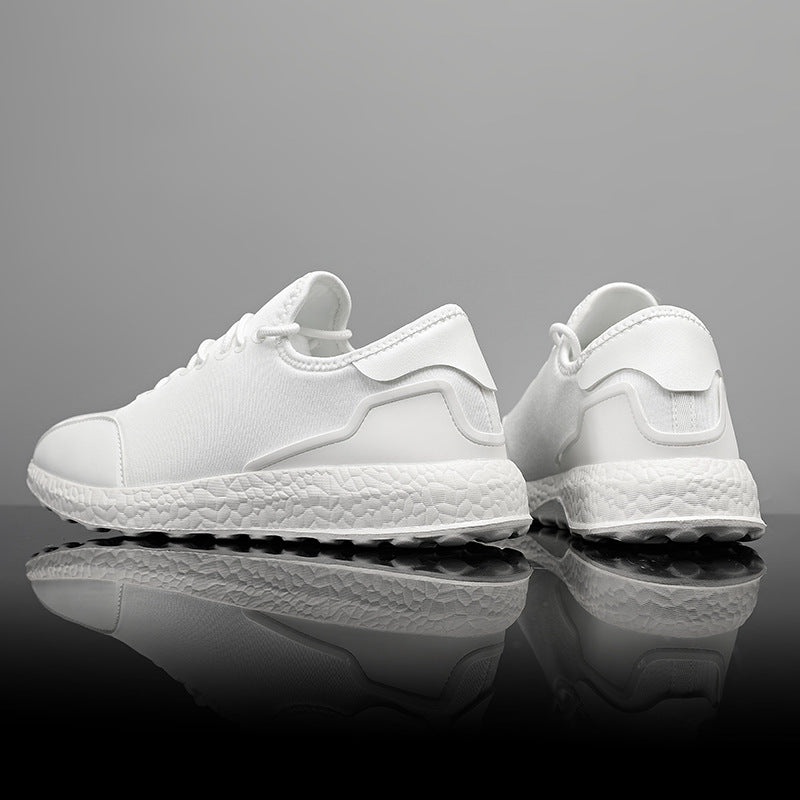 Men's Lace-up Solid Color Simple Casual Shoes