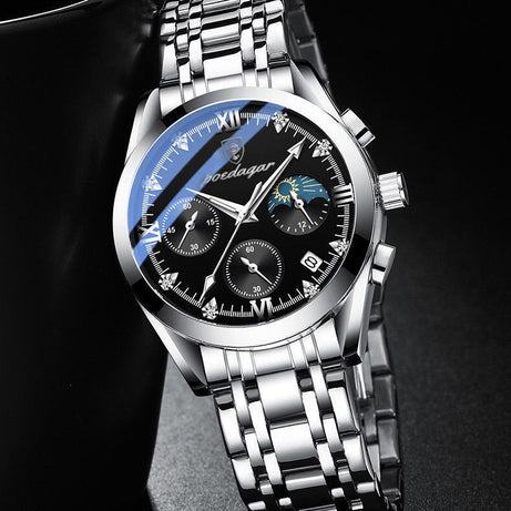 Men's Multi-functional Waterproof Quartz Watch