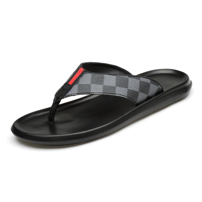 Men's Leather Lightweight Slippers (In Stock)