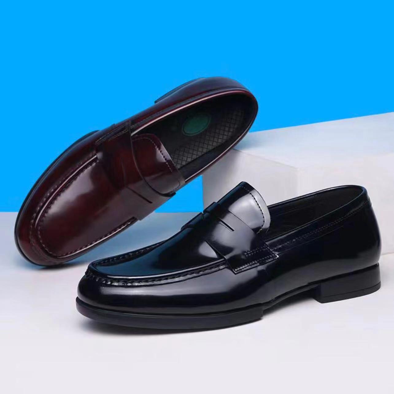 Men's Leather High-end Loafers Casual Shoes