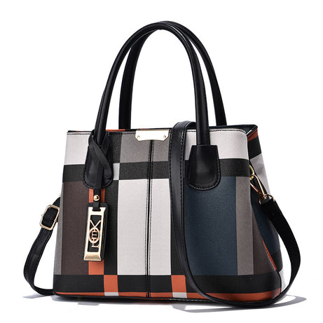 Women's Atmospheric Plaid European And American Bag