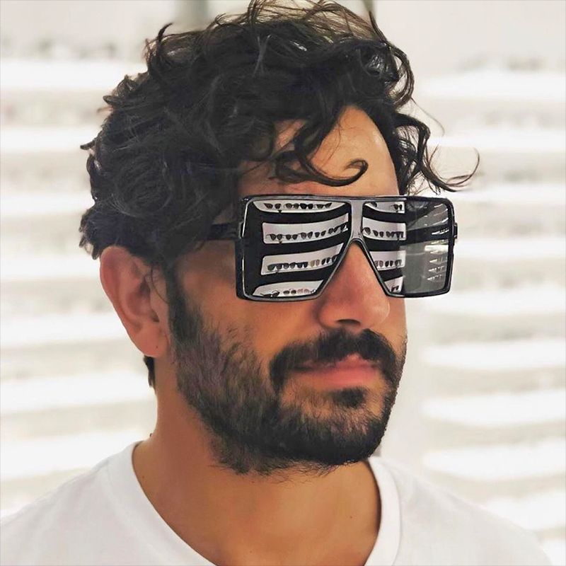 Men's Fashion Large Frame Sunglasses