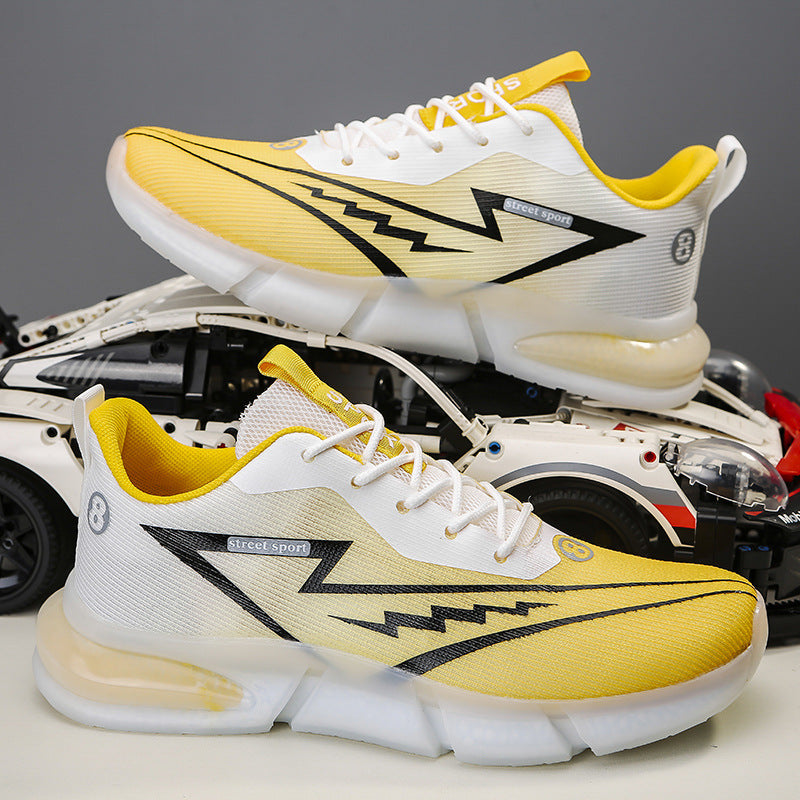 Men's Mesh Air Cushion Shock-Absorbing Running Shoes