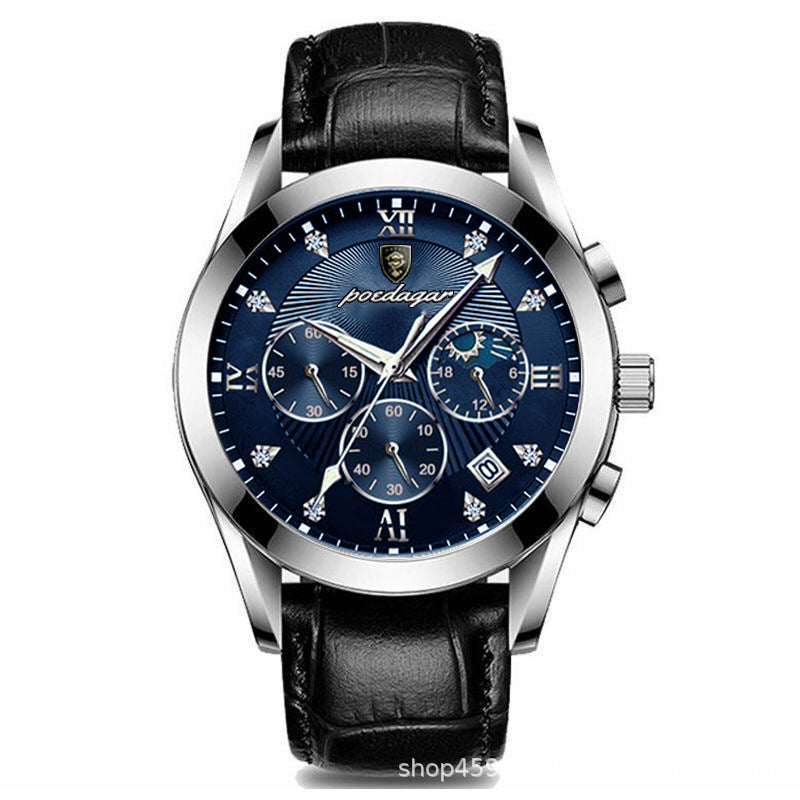 Men's Multi-Function Trendy Watch