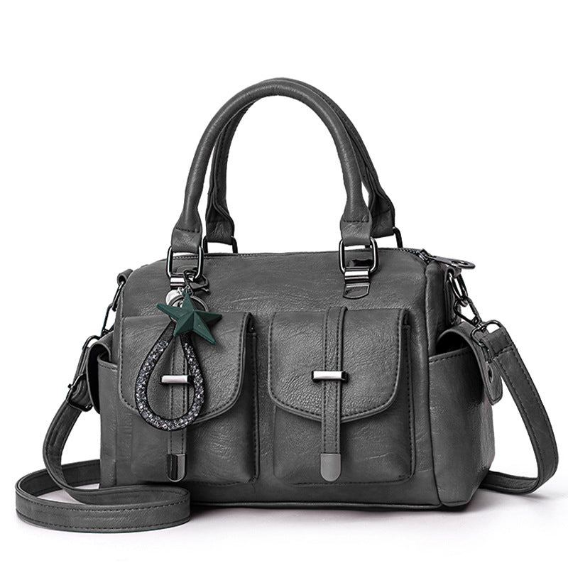 Women's Fashion Handbag Soft Leather Large Capacity Bag