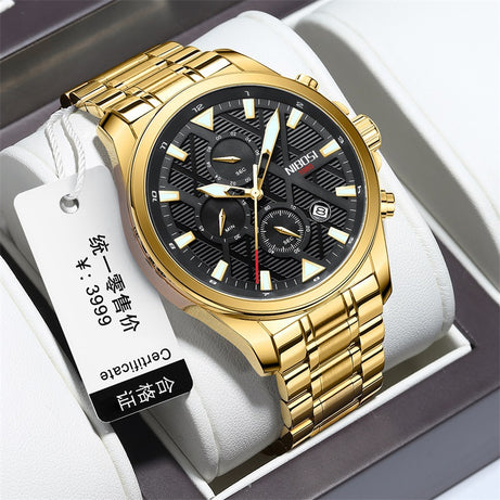 Men's Multifunctional Waterproof Luminous Watch