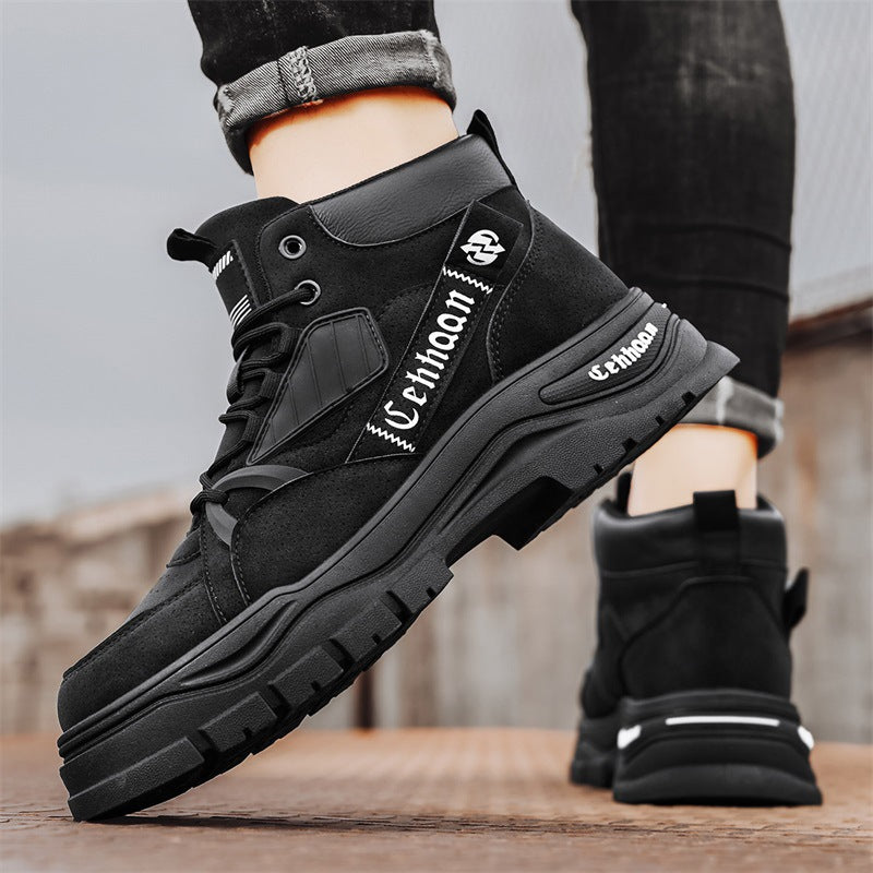 Men's High-Top British Mid-Top Hiking Martin Boots