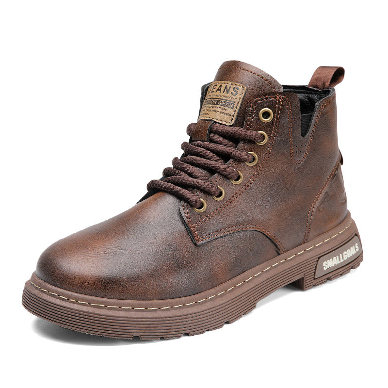 Men's British Style High-Top Casual Martin Boots