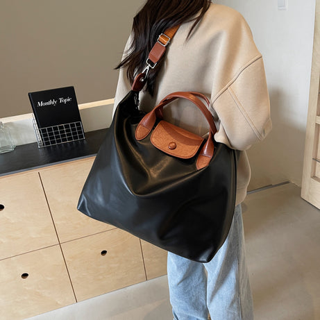 Women's Leather Large Capacity Handbag