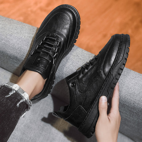 Men's Fashion Trend Low-Top Leather Shoes