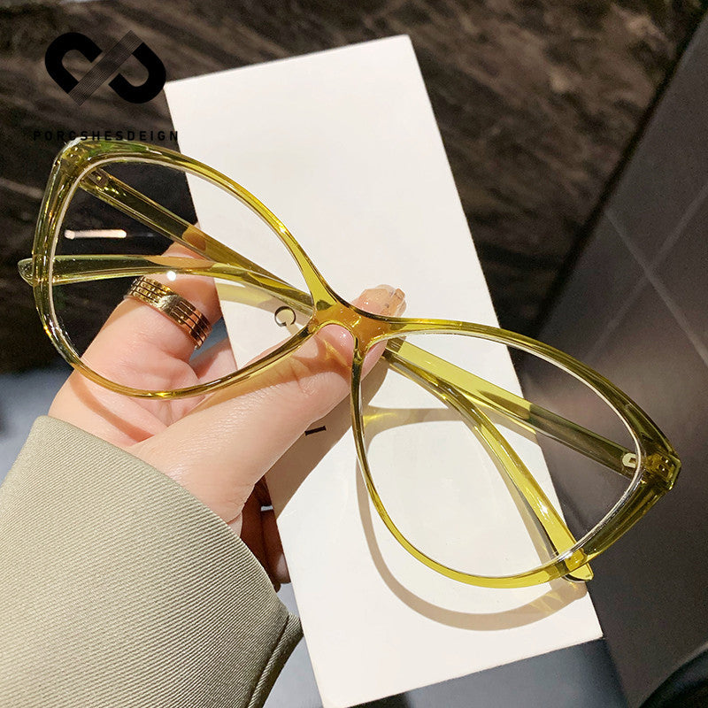 Women's Large Frame Cat Eye Retro Sunglasses