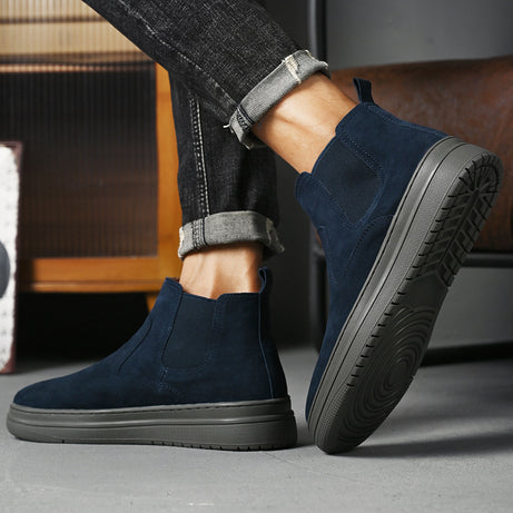 Men's Leather Chelsea Boots Casual Shoes