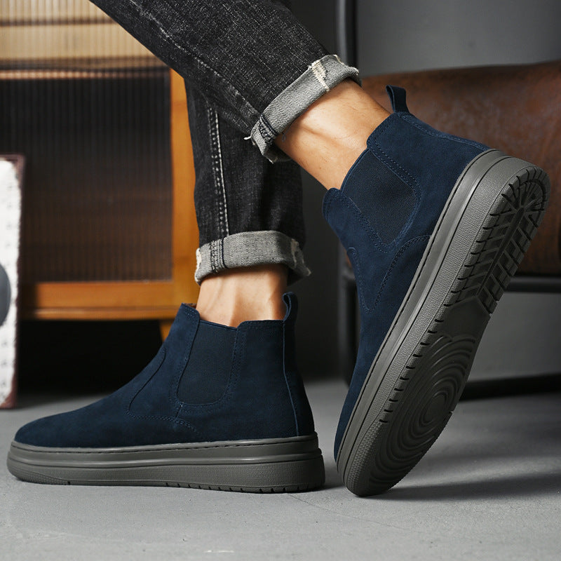 Men's Leather Chelsea Boots Casual Shoes