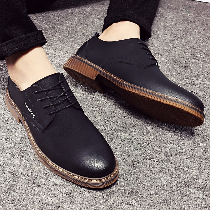 Men's Leather Comfortable Trendy Casual Shoes