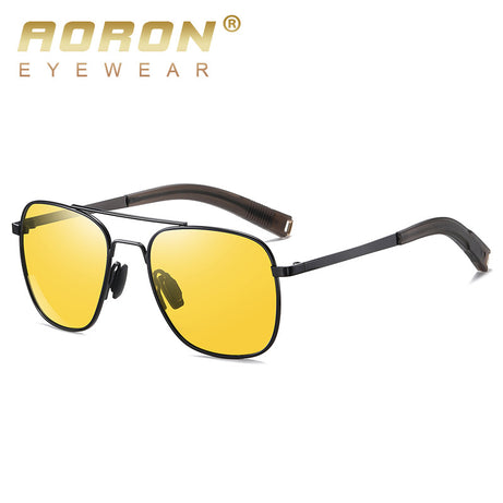 Men's Square Polarized Fashion UV-proof Sunglasses