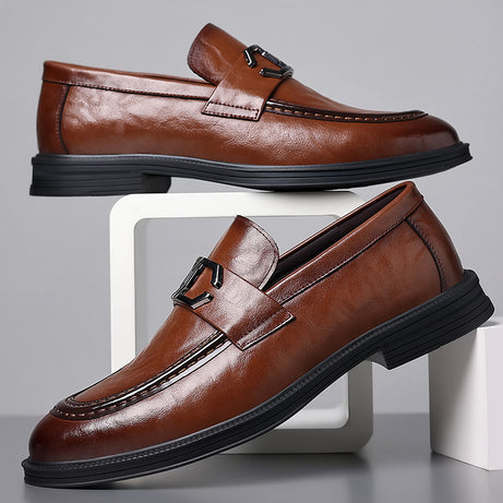 Men's Leather British Style Versatile Shoes