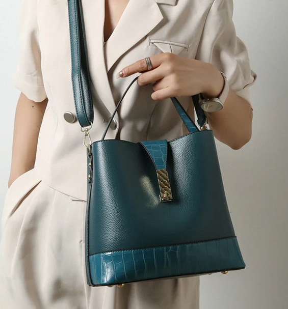 Women's Leather Large Shoulder HandBag