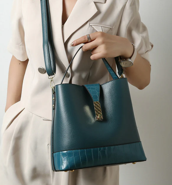 Women's Leather Large Shoulder HandBag