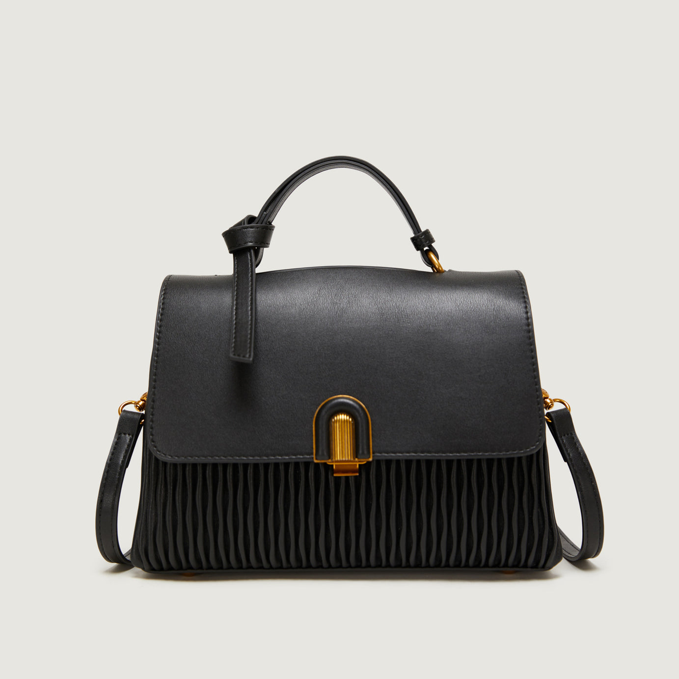 Women's Leather Texture Shoulder Bag