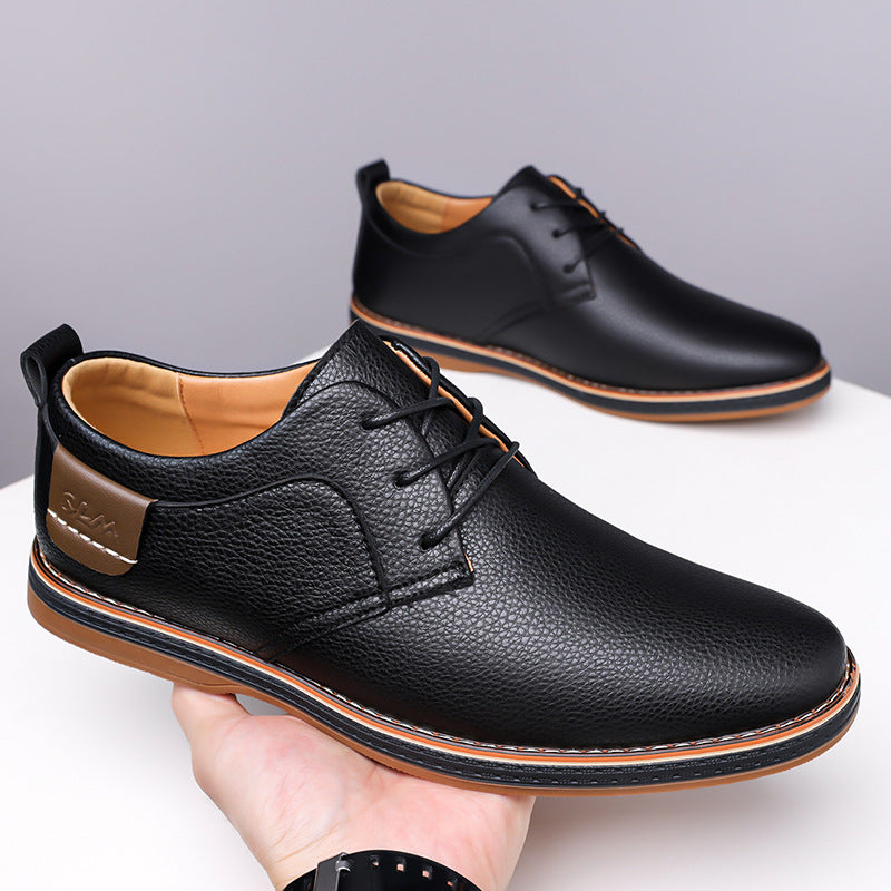 Men's Leather British Style Casual Shoes