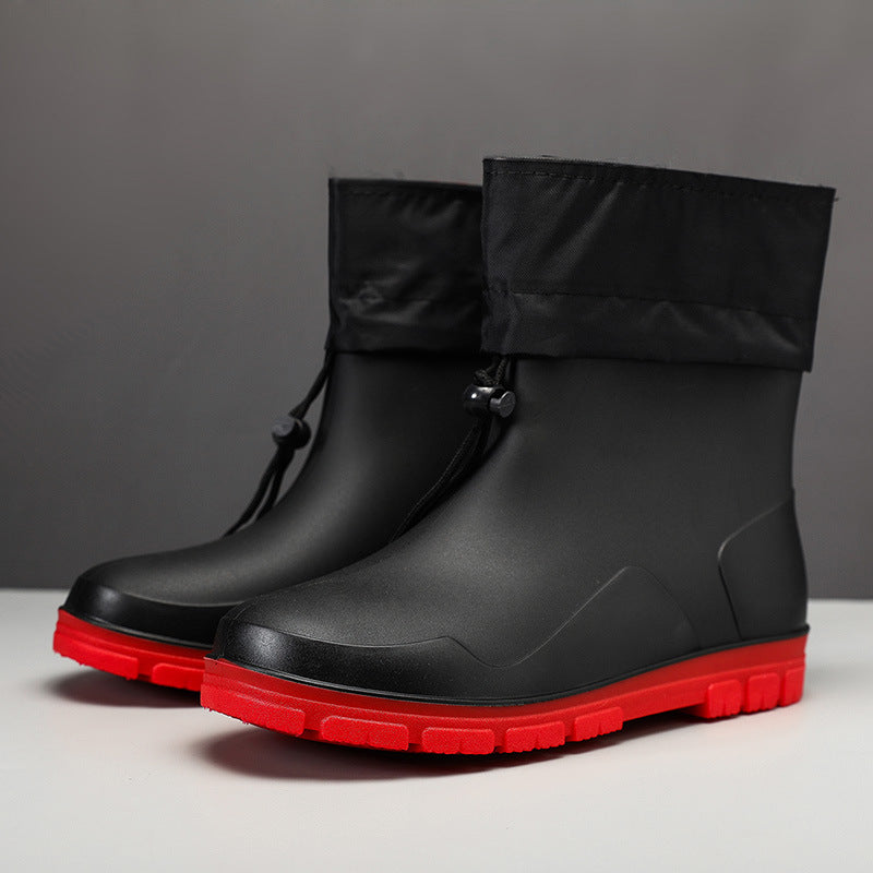 Men's High-Top Waterproof Rain Boot
