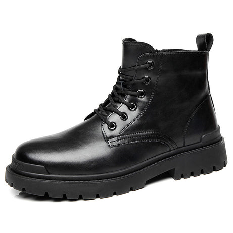 Men's Leather High-Top Casual Martin Boots