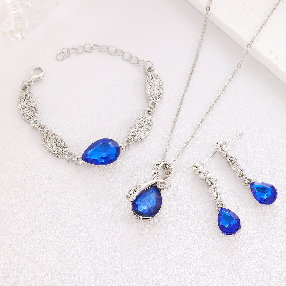 Women's Water Drop Jewelry Set